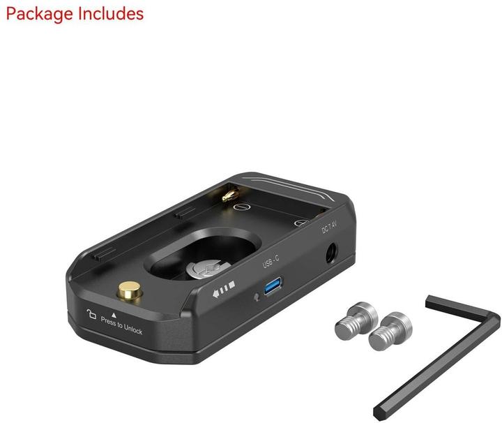 Produktbild SmallRig NP-F Battery Adapter Mount Plate (Advanced Edition) 3168B
