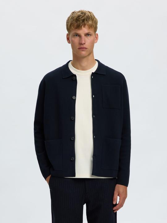 Produktbild Selected Slhmike Light Ls Knit Relaxed Polo Cardi (M)