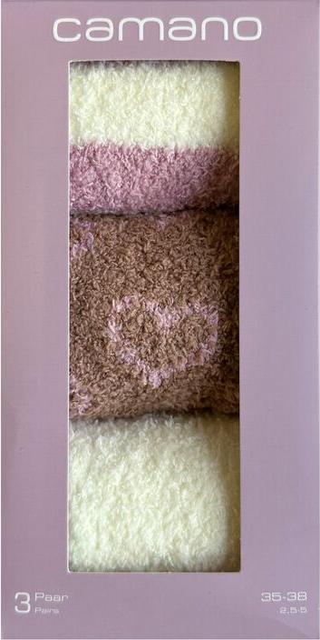 Produktbild Camano Kuschelsocken (3er Pack, 39 - 42)