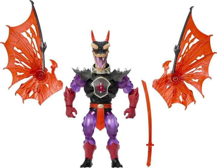 Actual product image Mattel MOTU x TMNT: Turtles of Grayskull action figure Mutated Ninjor 14 cm