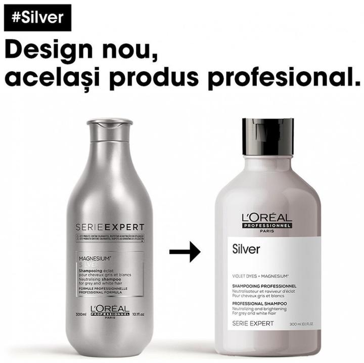 Immagine prodotto L'Oréal Professionnel Série Expert Silver - Shampoo professionale (300 ml, Shampoo liquido)