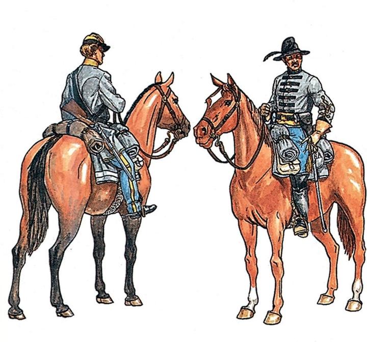 Actual product image Italeri Conf. Cavalry 1863