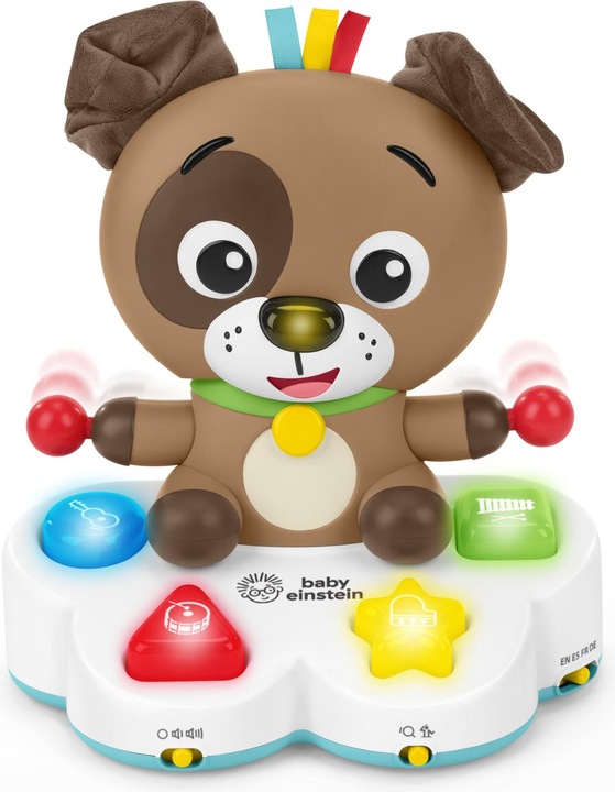 Immagine prodotto Baby Einstein Drum & Learn Dean™ giocattolo musicale con tamburo (Inglese, Spagnolo, Tedesco, Francese)
