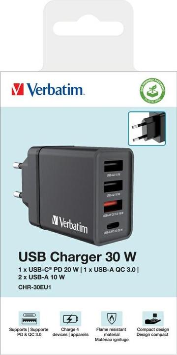 Produktbild Verbatim Charger (30 W)