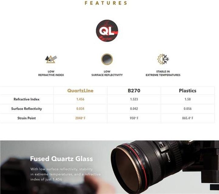 Produktbild PolarPro QuartzLine ND1000/PL (77 mm, Polarisationsfilter, ND- / Graufilter)