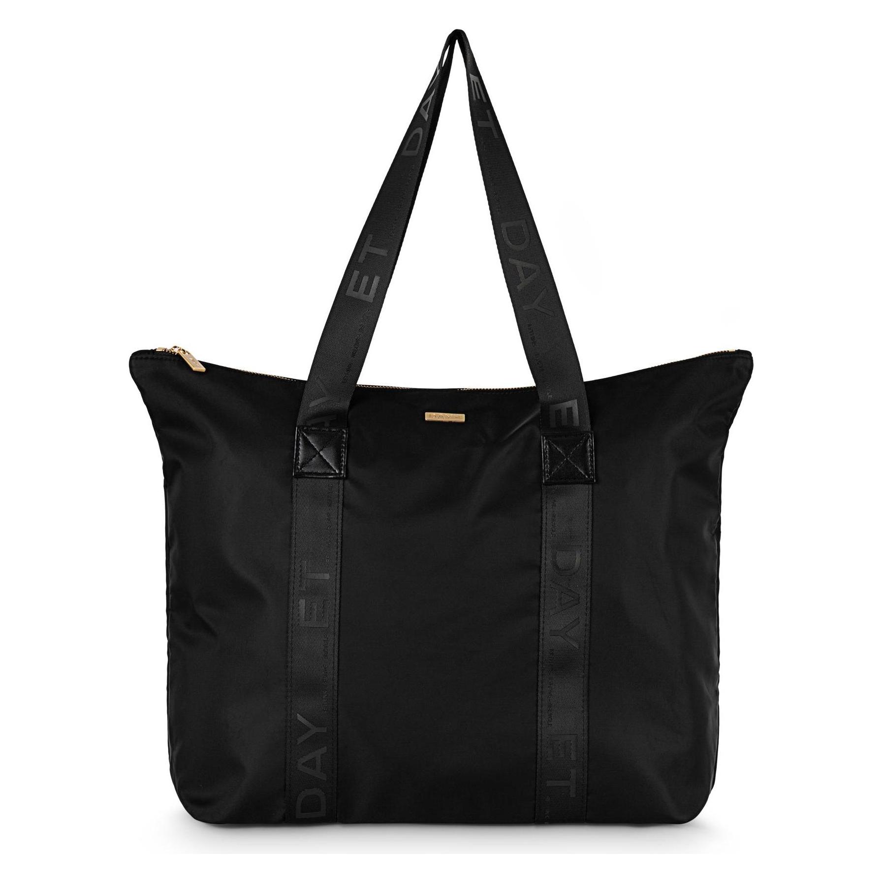 Day Et, Damen, Tasche, Re-Logo Band Bag M - Black, Schwarz