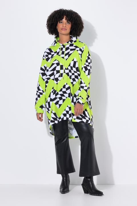 Immagine prodotto Angel of Style Maglia dal taglio oversize con scacchi e cappuccio (50, 52)