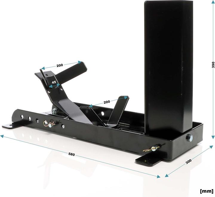 Image du produit XPOtool Béquille de moto jusqu’à 680kg Ø16-21" Bascule Pied Moto Réglable pour Roue Avant Arrière