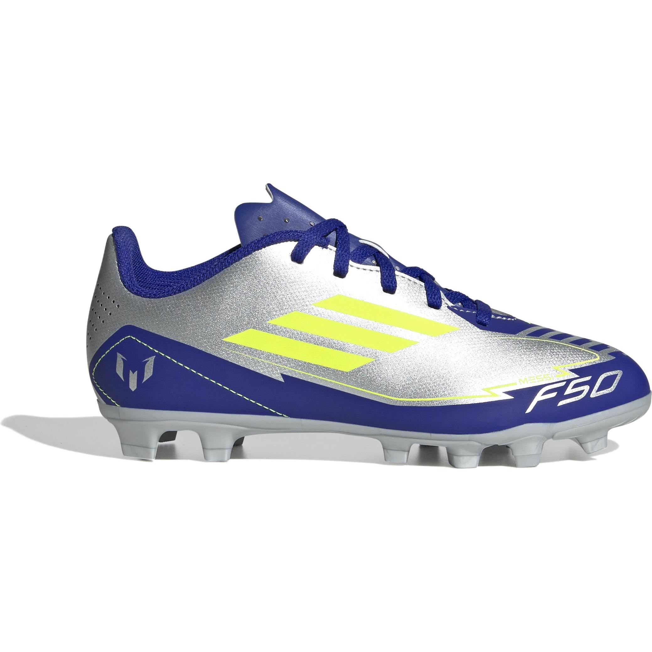 adidas, Fussballschuhe, F50 Club Messi FG/MG (36), Silber