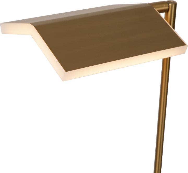 Actual product image Lucide AARON - Floor lamp - LED Dim. - 1x10W 4000K - Matt gold / brass 19730/10/02 (1000 lm)