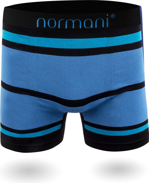 Produktbild Normani 12 Stück Mikrofaser-Boxershorts für Herren (S/M, 12er Pack)