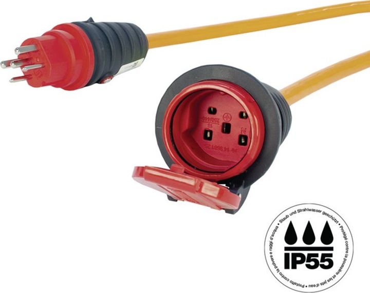 Actual product image Steffen Industrial extension cable (5 m, Type 25)