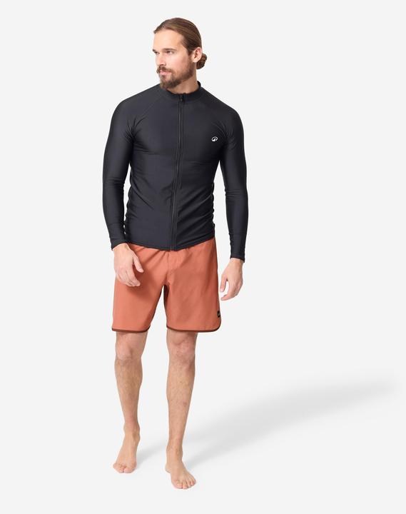Produktbild Olaian UV-Shirt Herren UV-Schutz 50+ Zipp Eur Top 500 schwarz (S)
