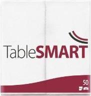 Actual product image TableSmart Serviet airlaid 40x40 cm 1/8 fold Hvid,12 pk x 50 stk/krt