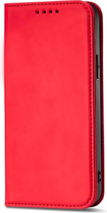 Actual product image Hurtel Magnet Card Case case for Samsung Galaxy S23+ flip cover wallet stand red (Samsung Galaxy S23+)