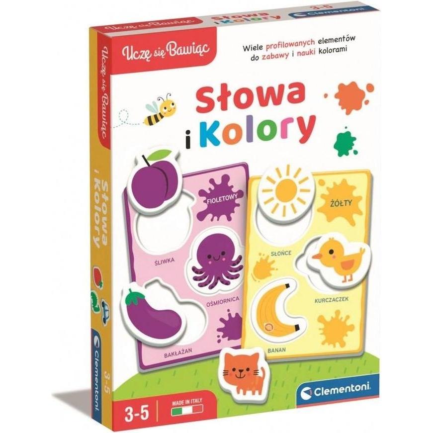 Clementoni Mehrfarbig Ich Lerne Durch Spielen Wörter Und Farben