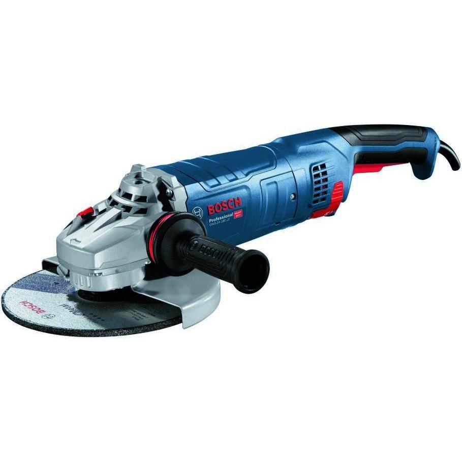 zz_ArchivedbyPCD_Bosch, Smerigliatrice angolare, Bosch Blauw GWS 24-180 JZ Professional Haakse Slijper 2400 W 180 mm - 06018C2300 (180 mm)