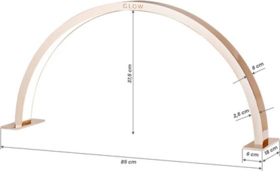 Produktbild Glow Manikürelampe Arche II - Gold Kupfer