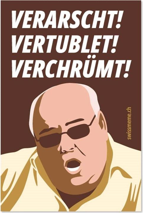 SwissMeme VERARSCHT! VERTUBLET! VERCHRÜMT! Sticker