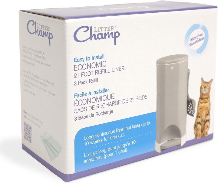 Actual product image Litter Champ Refill roll bag