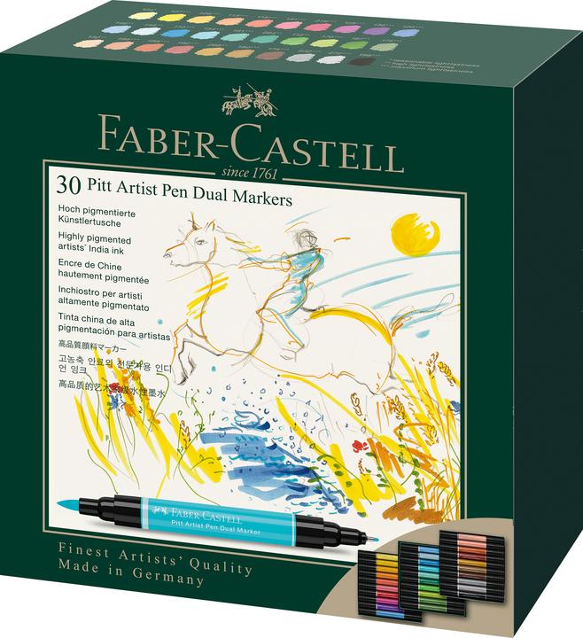 Image du produit Faber-Castell Stylo à encre de Chine Pitt Artist Pen (En couleur d'écriture, 30 x)
