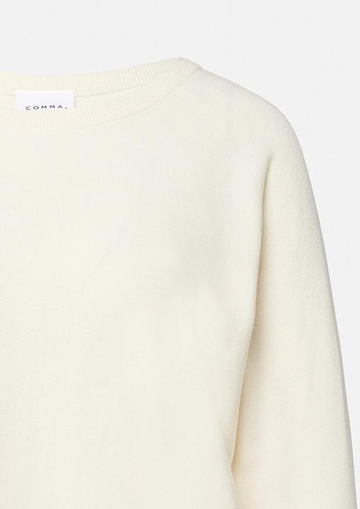Produktbild Comma Strickpullover Milano Strick mit Schmuck-Knopf an der Manschette (48)