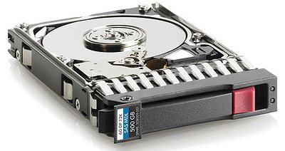 Productafbeelding HP 500GB 7.2K 2.5' Hard Drive SAS (0.50 TB, 2.5")