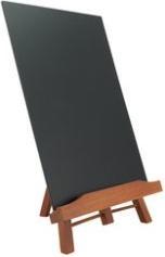 Produktbild Securit Tisch-Kreidetafel JUNIOR mit Staffelei, mahagoni