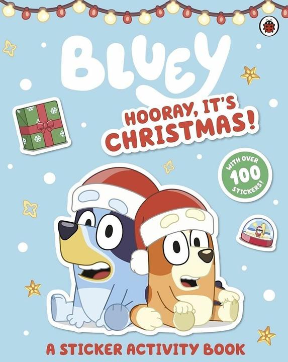 Immagine prodotto Bluey: Attività con adesivi "Urrà, è Natale".