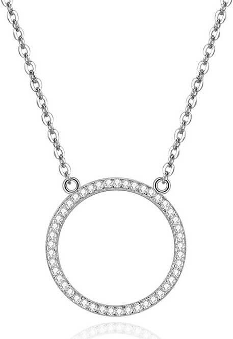 Immagine prodotto Beneto Collana in argento con ciondolo rotondo AGS1224 / 47 (L)