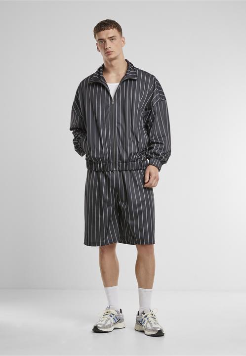 Actual product image Urban Classics Pinstripe Trackjacket black/white L (L)