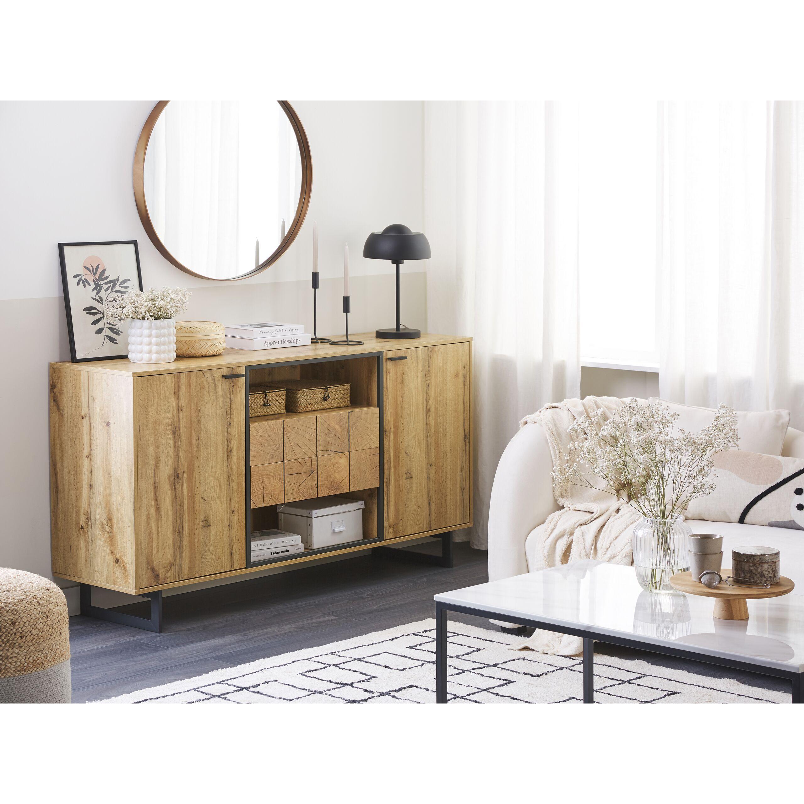 Thumbnail - Beliani, Kommode + Sideboard, Boiso (158 x 40 x 89 cm)