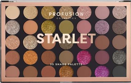 Profusion Eyeshadow Palette palette 21 eye shadows with Starlet brush