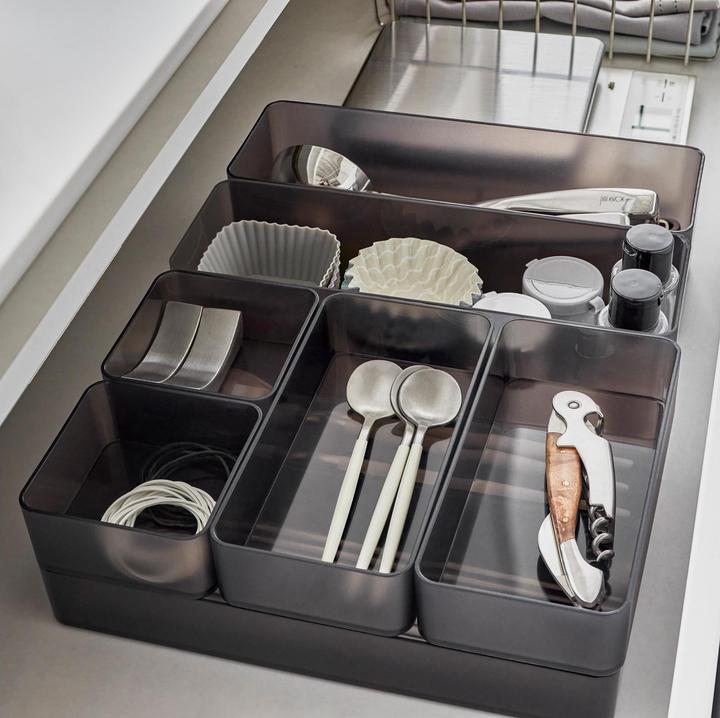 Immagine prodotto Yamazaki Organizzatore impilabile L profondo (set di 2) TOWER (24 cm, 1.38 l, 2x)