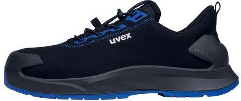 Produktbild Uvex Sports uvex 1 x-craft Halbschuhe S2 68140 schwarz, blau Weite 14 Grösse 35 (S2, 35)