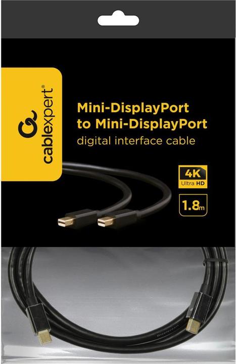Actual product image Cablexpert CCP-MDPMDP2-6 DisplayPort Cable Mini DisplayPort (1.80 m)