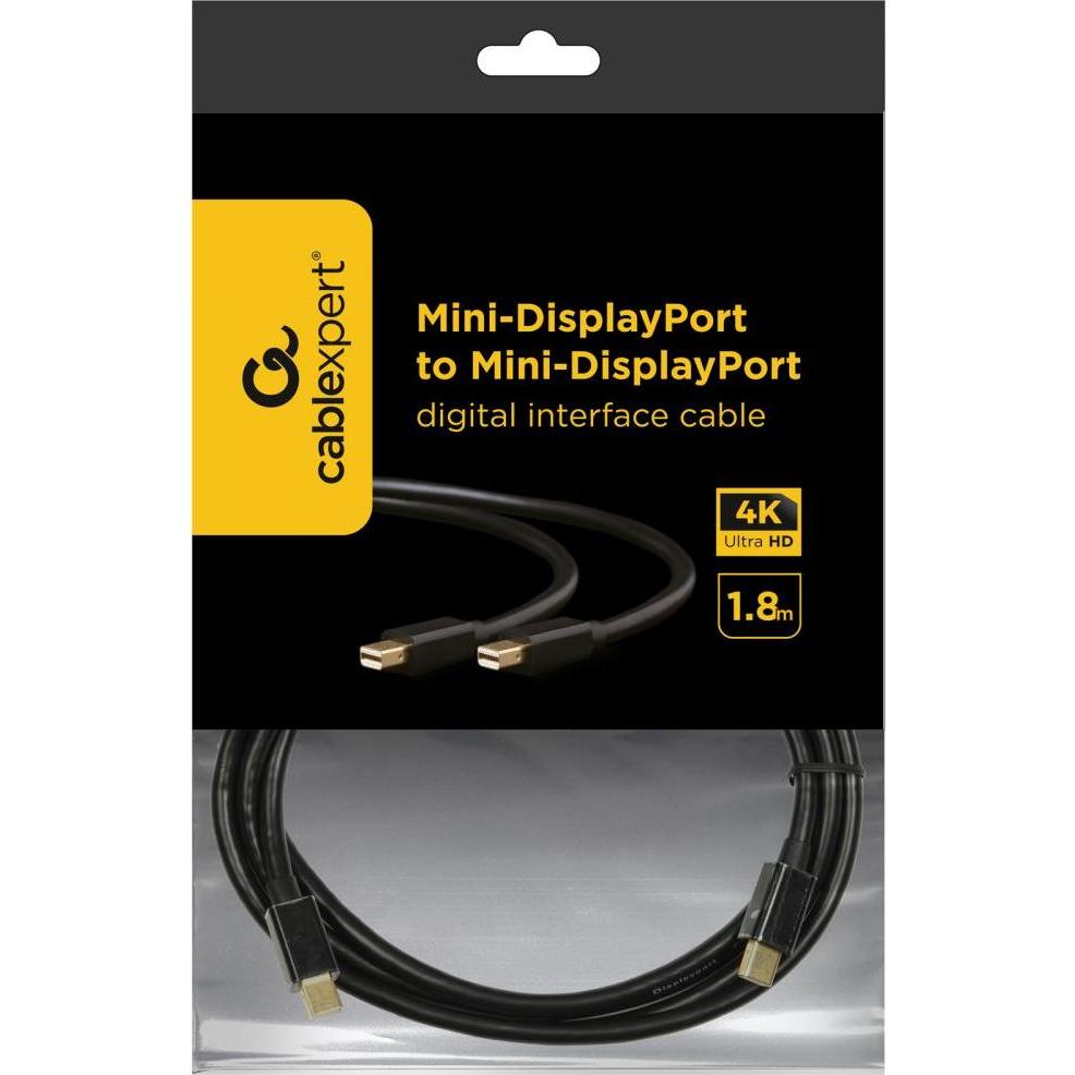 Thumbnail - Cablexpert CCP-MDPMDP2-6 DisplayPort-Kabel Mini DisplayPort (1.80 m, DisplayPort), Video Kabel