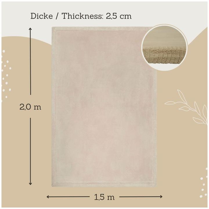 Actual product image Hakuna Matte XXL velvet mat, cloud (200 x 150 cm)