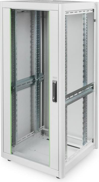 Assmann DIGITUS 26HE 19zoll freistehender Netzwerkschrank 1300x600x600 mm Farbe Grau RAL 7035 (26 HE, 19 Zoll Rack)