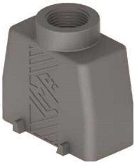 Actual product image ILME Grommet housing high TMAV 16.32 Gr.77.27 T-Type Ku. 4bolts 1xM32 straight