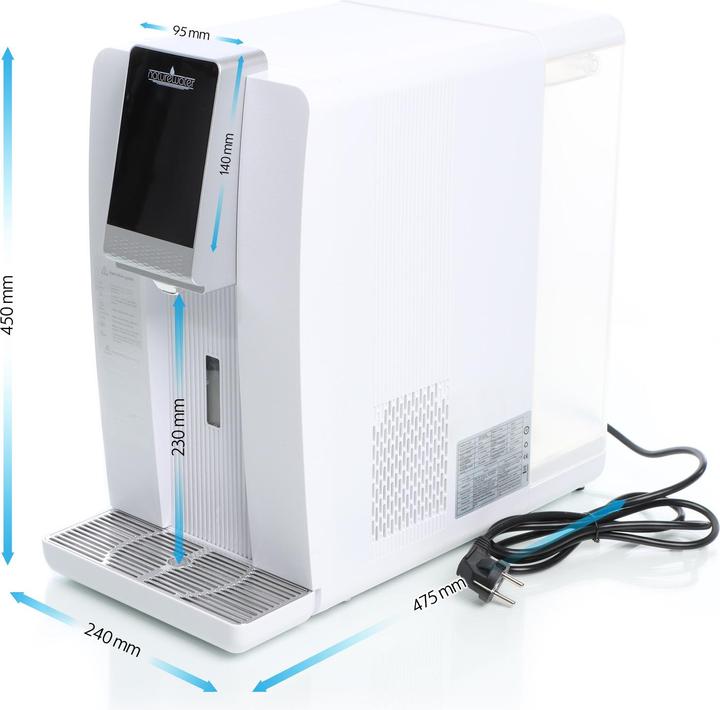 Image du produit Naturewater Naturwater NW-1000 Pro Osmoseur Inverse de Table Nomade 15-100°C 3 Niveaux Filtration Eau Robinet