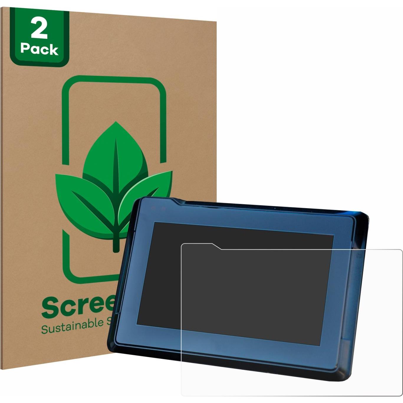 ScreenLeaf, Fahrzeug Navigation Zubehör, Schutzfolie nachhaltiger Displayschutz Displayschutzfolie Folie Klar Transparen...