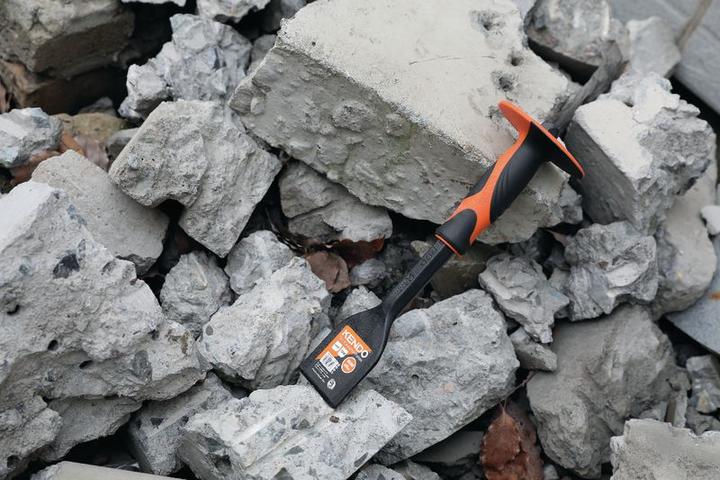 Actual product image Kendo Masonry chisel with hand guard