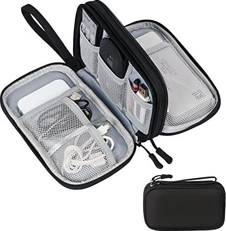 Produktbild Only-Bags.Store Kabeltasche, Elektronikzubehör Organizer, Tragbare Kabelorganizer, Doppelte Kabel Tasche für