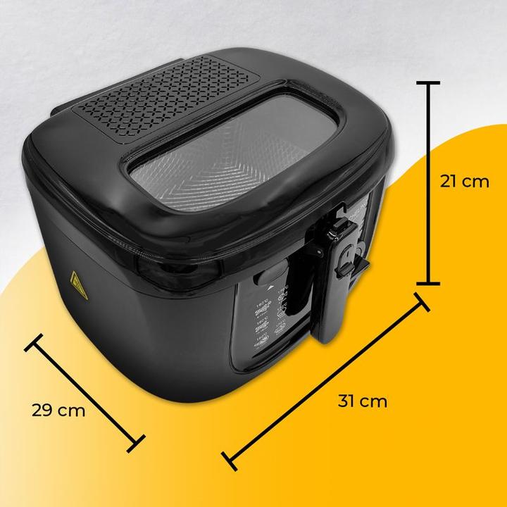 Produktbild Michelino Fritteuse Frittiergerät Bratgerät Frittierkorb Fettbackgerät