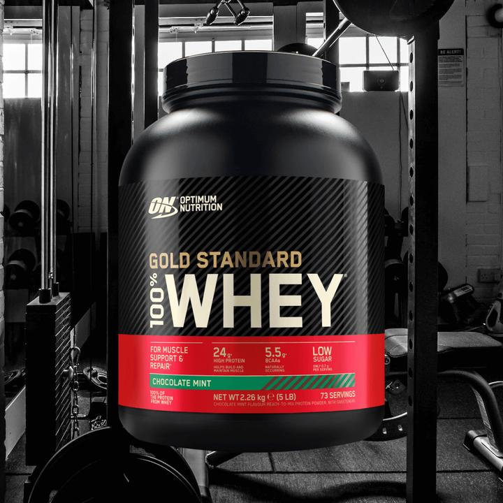 Produktbild Optimum Nutrition Gold Standard (Mint, Chocolate, 1 Stk., 2273 g)