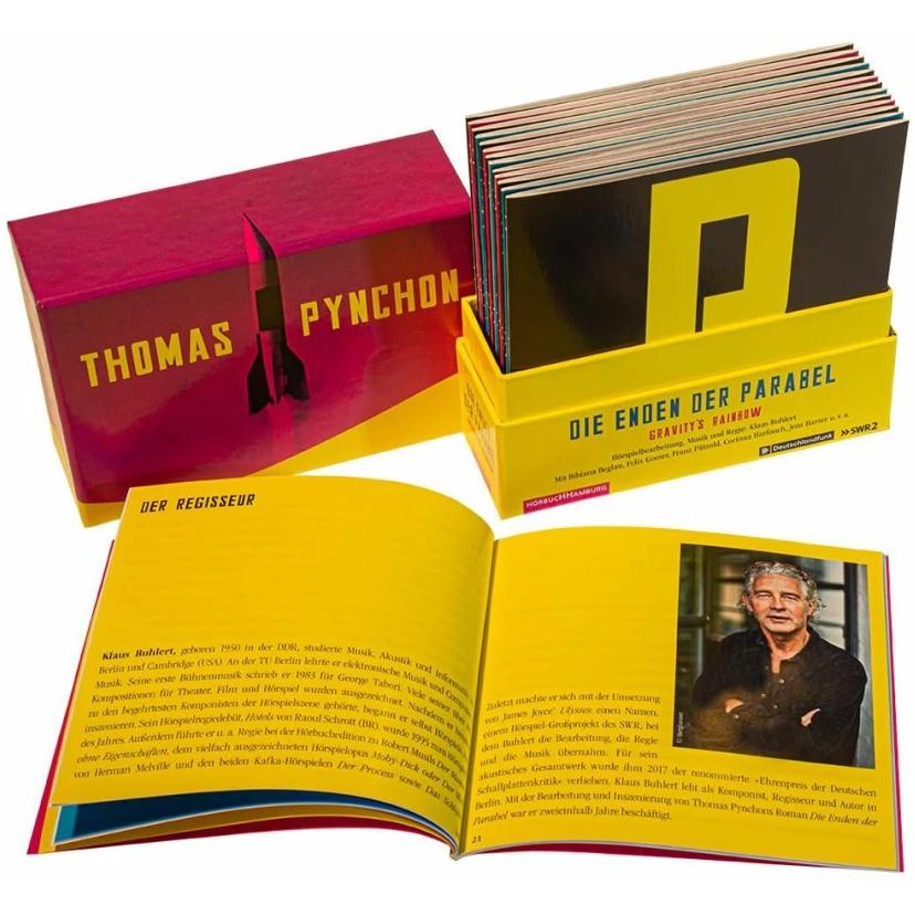 Thumbnail - Die Enden der Parabel, Hörbücher von Thomas Pynchon, u.v.a., Elfriede Jelinek, Klaus Buhlert, Corinna Harfouch