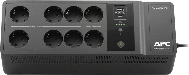 Actual product image APC BE850G2-SP, Standby (Offline), 0.85 kVA, 520 W, Sine, 220 V, 230 V (850 VA, 520 W, Standby UPS)