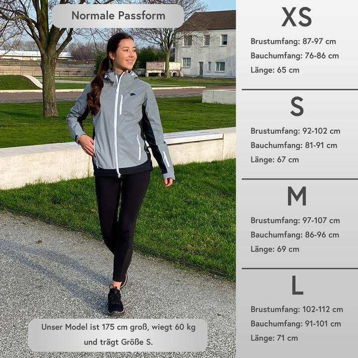 Produktbild Valkental Funktionale & reflektierende Softshelljacke für Outdooraktivitäten - Damen (M)