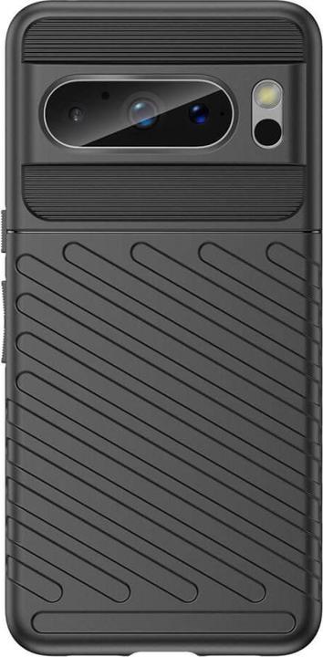 Actual product image Cover-Discount Google Pixel 8 Pro - Texture rubber case black (Google Pixel 8 Pro)